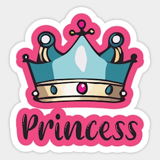 Royal Princess Crown Sticker